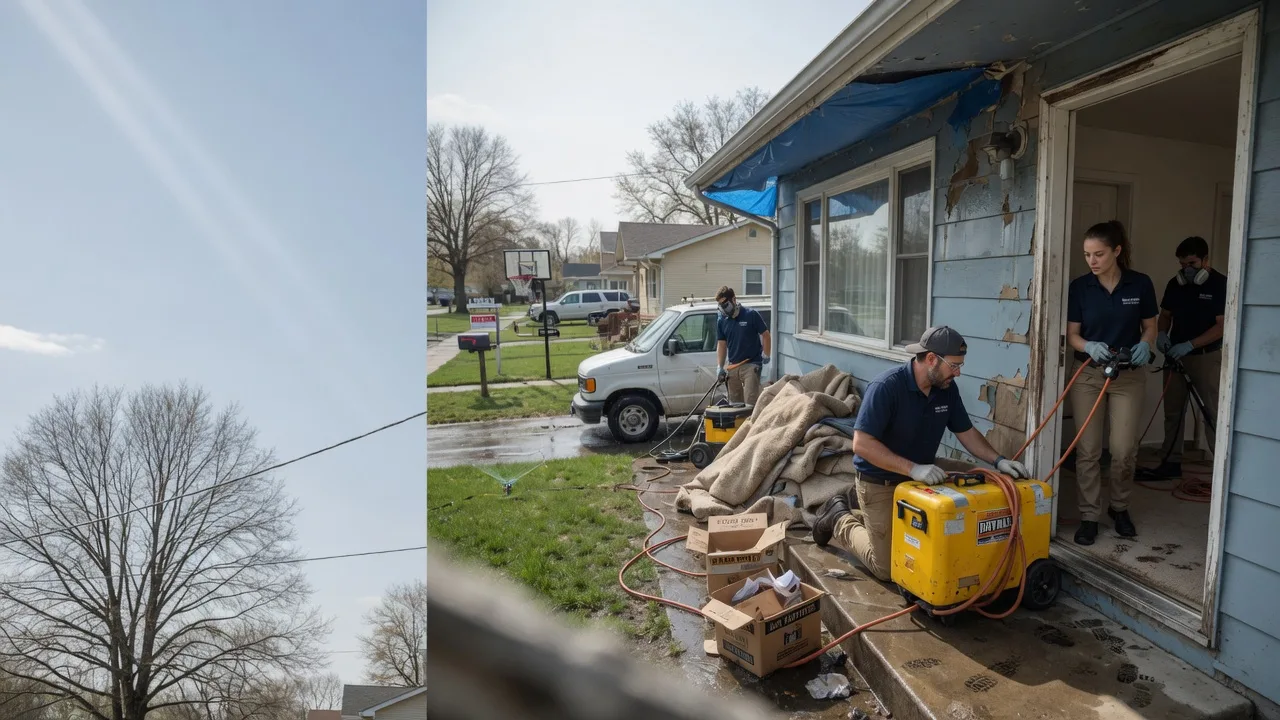 Basement Flood Cleanup in Tustin, MI near me